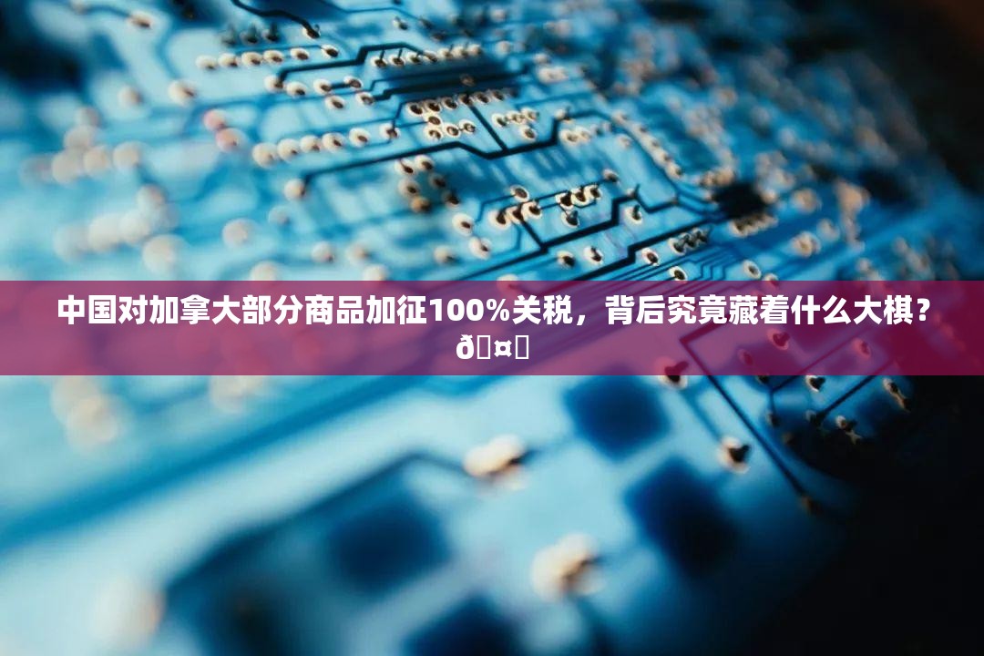 中国对加拿大部分商品加征100%关税