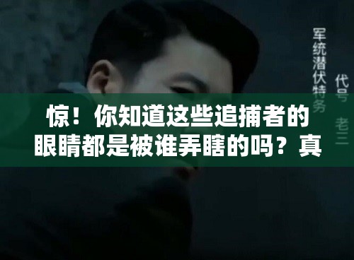 惊！你知道这些追捕者的眼睛都是被谁弄瞎的吗？真相让人直呼离谱！