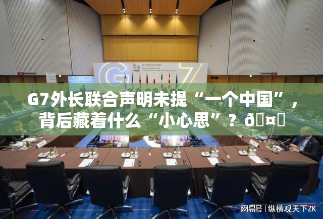 G7外长联合声明未提“一个中国”，背后藏着什么“小心思”？🤔