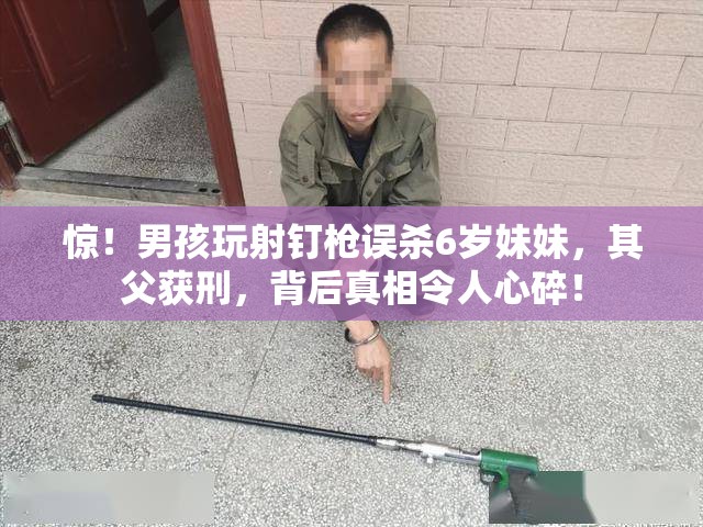 男孩玩射钉枪误杀6岁妹妹 其父获刑